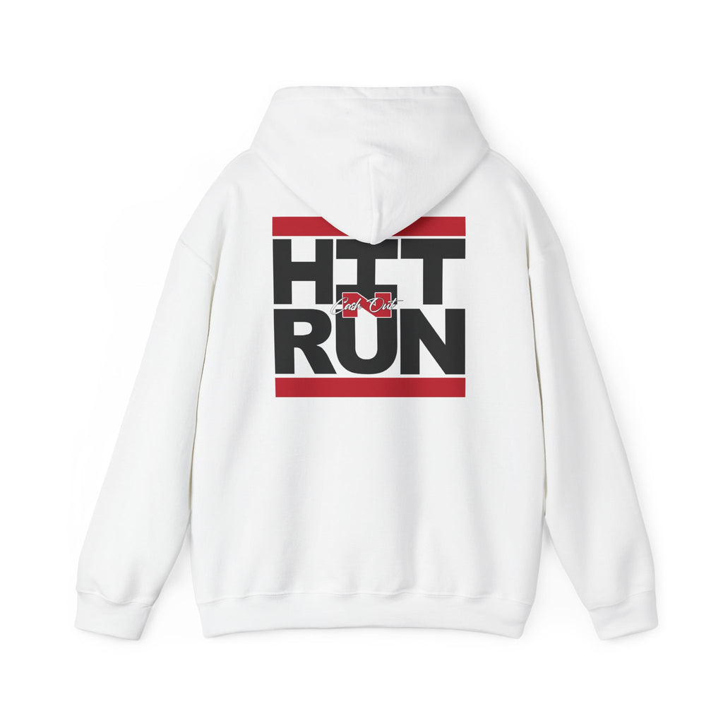 HIT CASH OUT N' RUN WHITE Hoodie - Unisex Heavy Blend