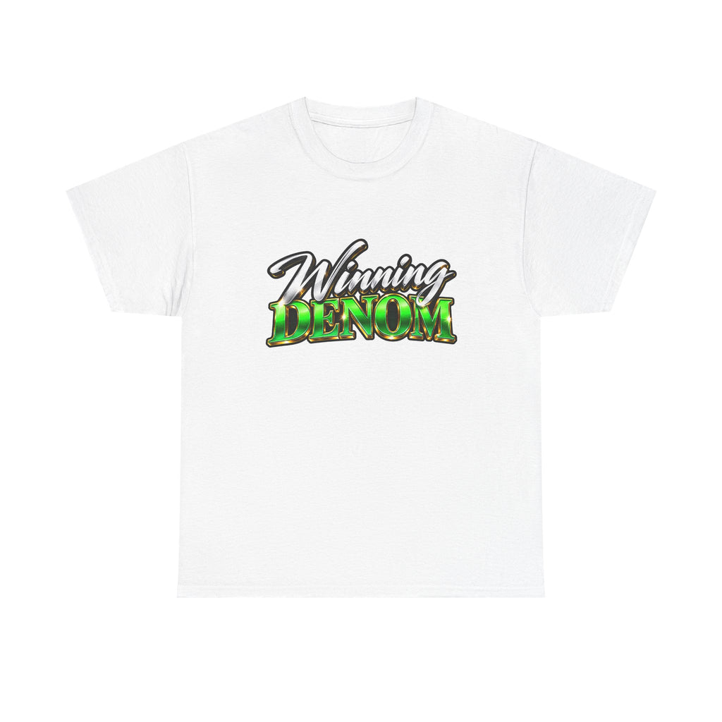 Winning Denom T-Shirt — Casual Script Graphic Tee