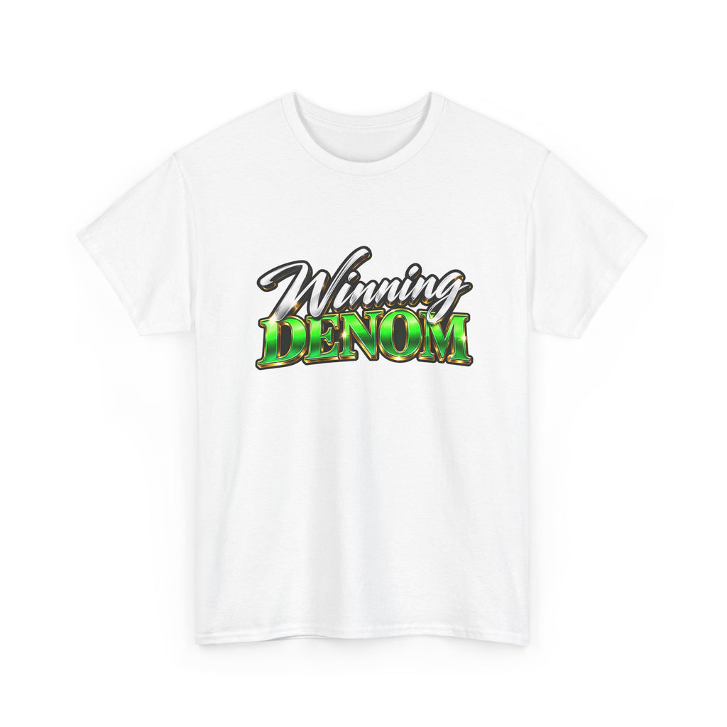 Winning Denom T-Shirt — Casual Script Graphic Tee