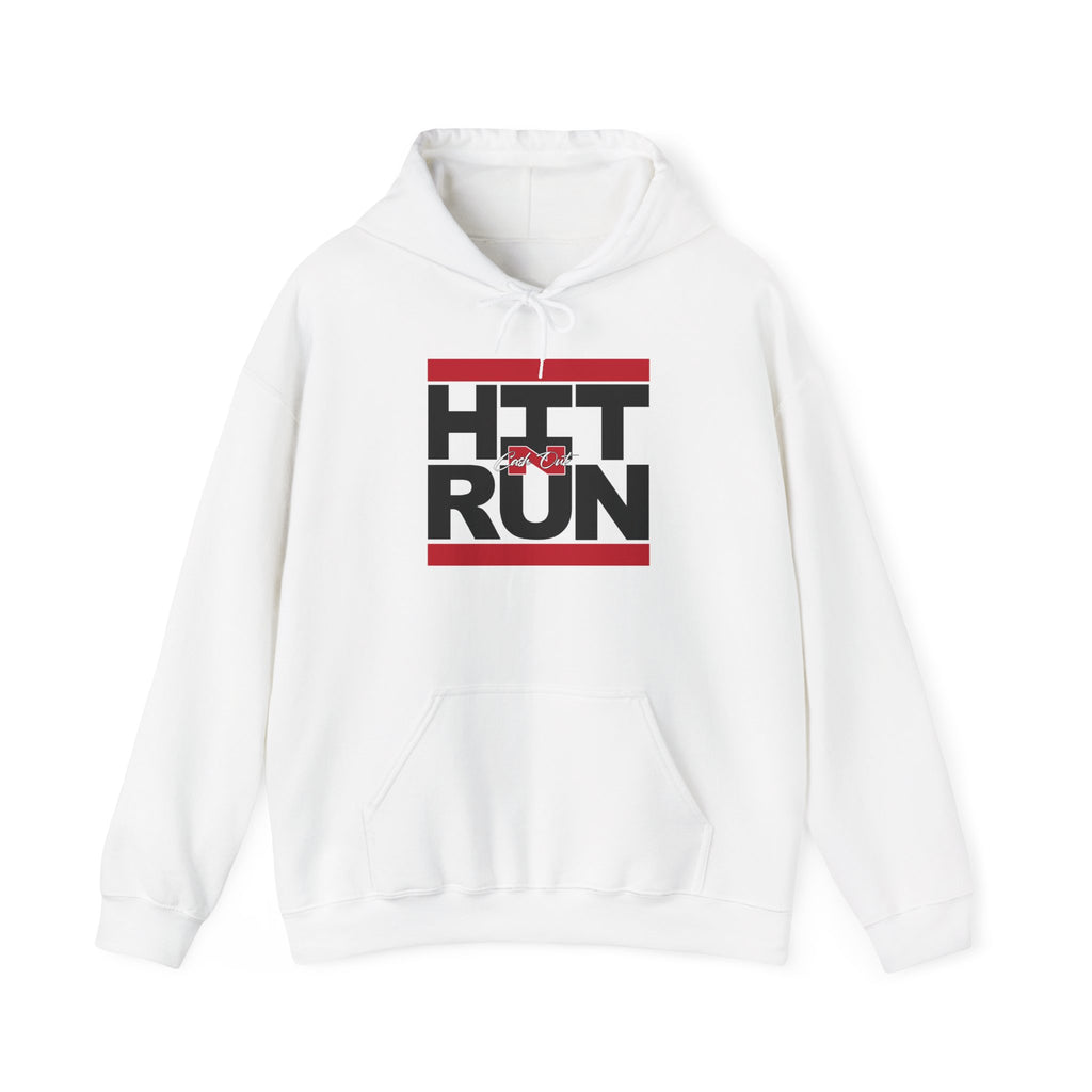 HIT CASH OUT N' RUN WHITE Hoodie - Unisex Heavy Blend