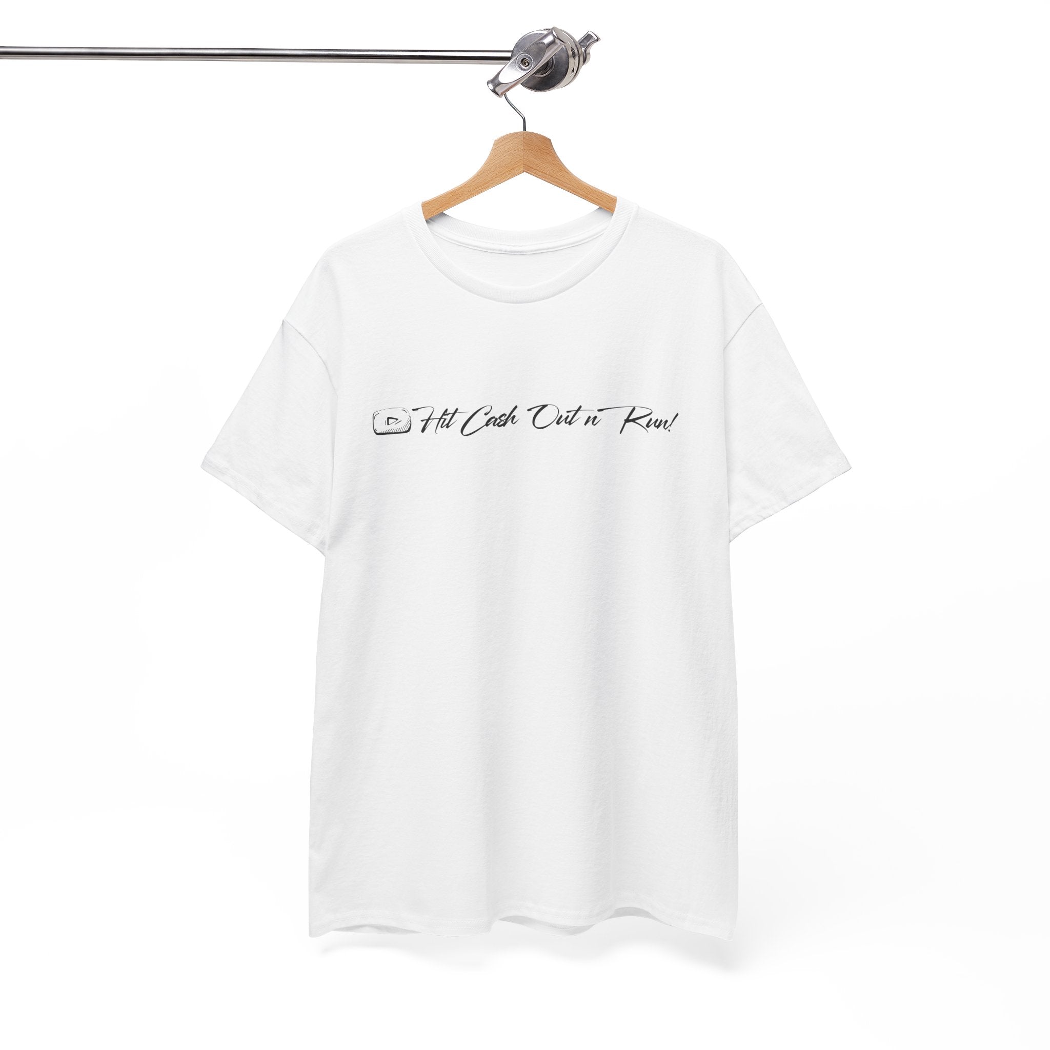 Unisex Heavy Cotton HIT CASH OUT N' RUN T-Shirt