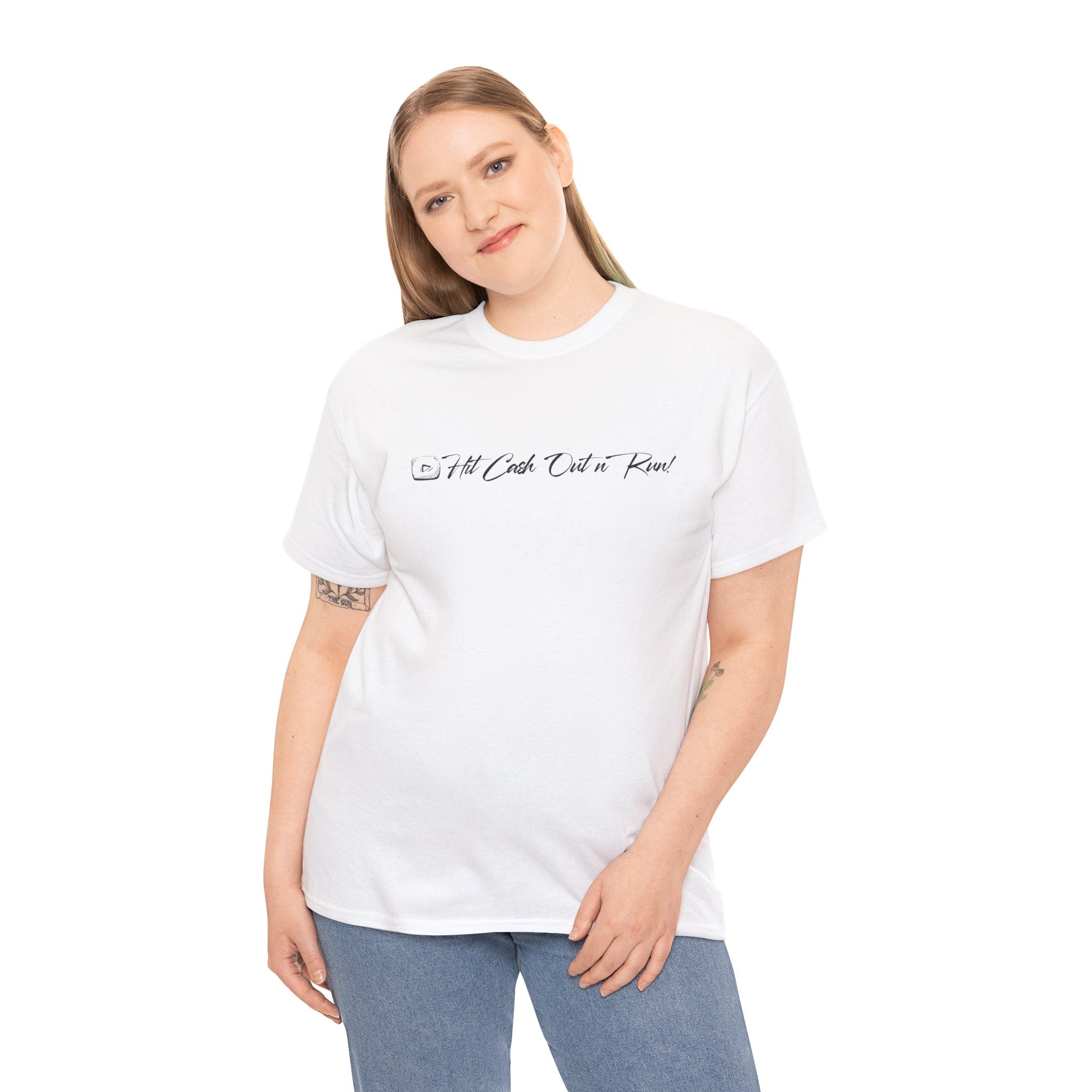 Unisex Heavy Cotton HIT CASH OUT N' RUN T-Shirt