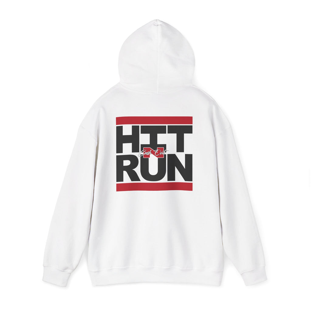 HIT CASH OUT N' RUN WHITE Hoodie - Unisex Heavy Blend